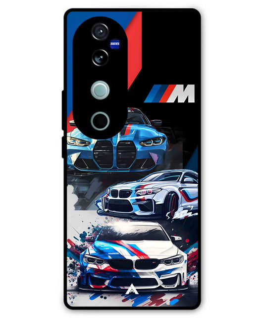 BMW 32 Car Metal Back Cover Phone Case for Vivo v40