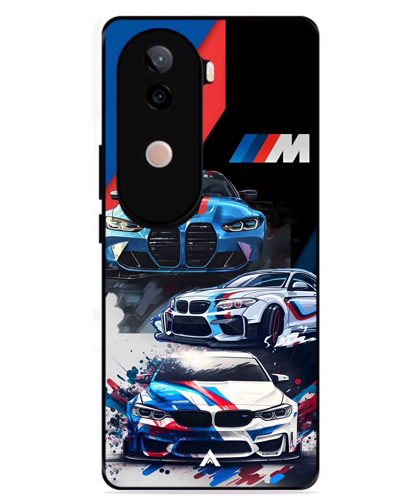 BMW 32 Car Metal Back Cover Phone Case for Vivo v40e