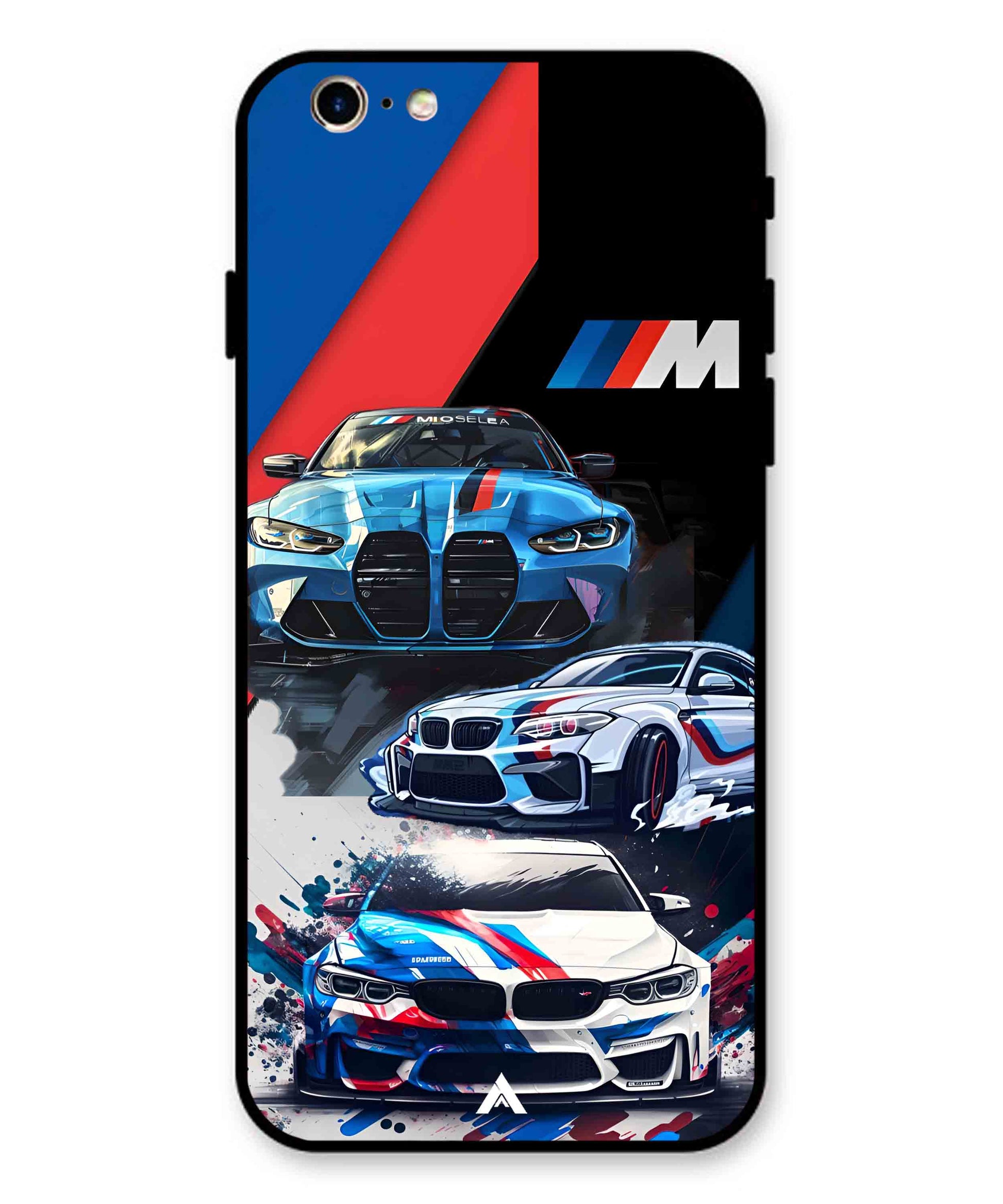 BMW 32 Car Metal Back Cover Phone Case for iPhone 11