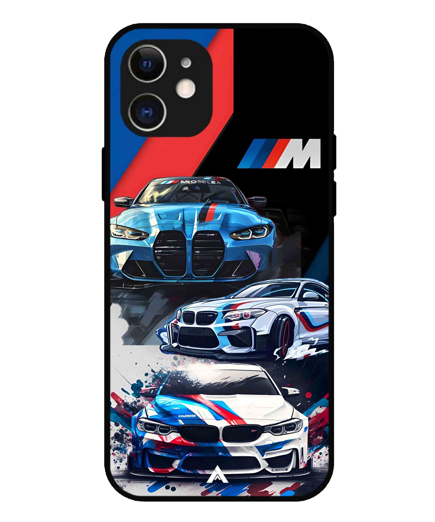 BMW 32 Car Metal Back Cover Phone Case for iPhone 12