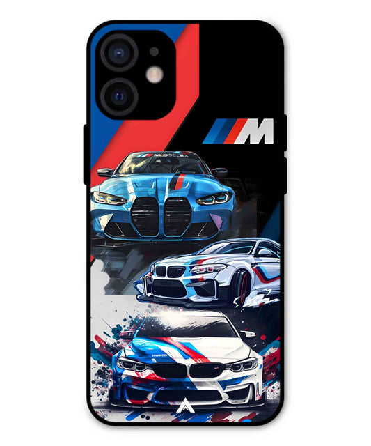 BMW 32 Car Metal Back Cover Phone Case for iPhone 12 Mini