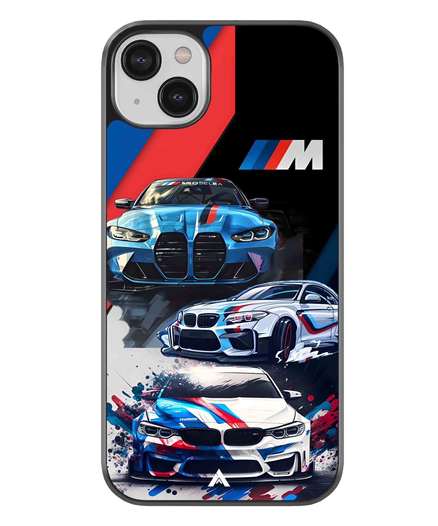 BMW 32 Car Metal Back Cover Phone Case for iPhone 13