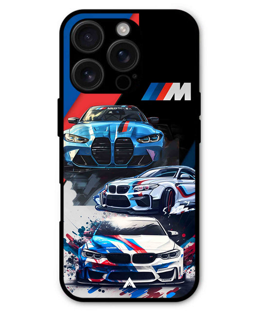 BMW 32 Car Metal Back Cover Phone Case for iPhone 16 ProMax