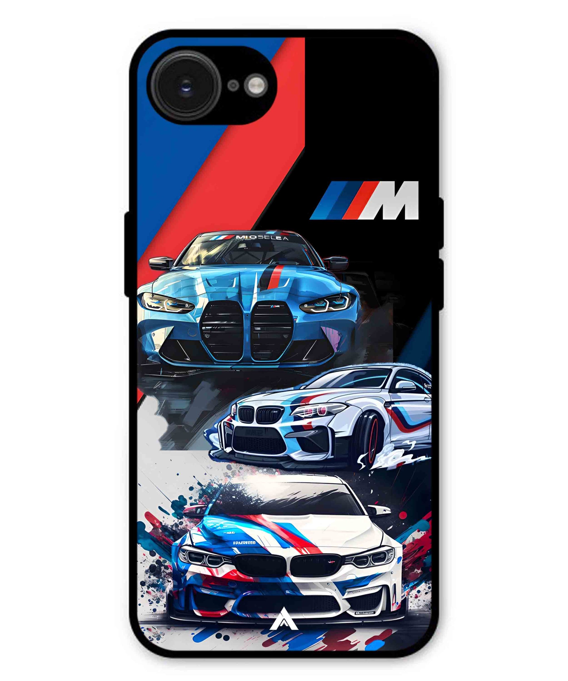 BMW 32 Car Metal Back Cover Phone Case for iPhone 16e