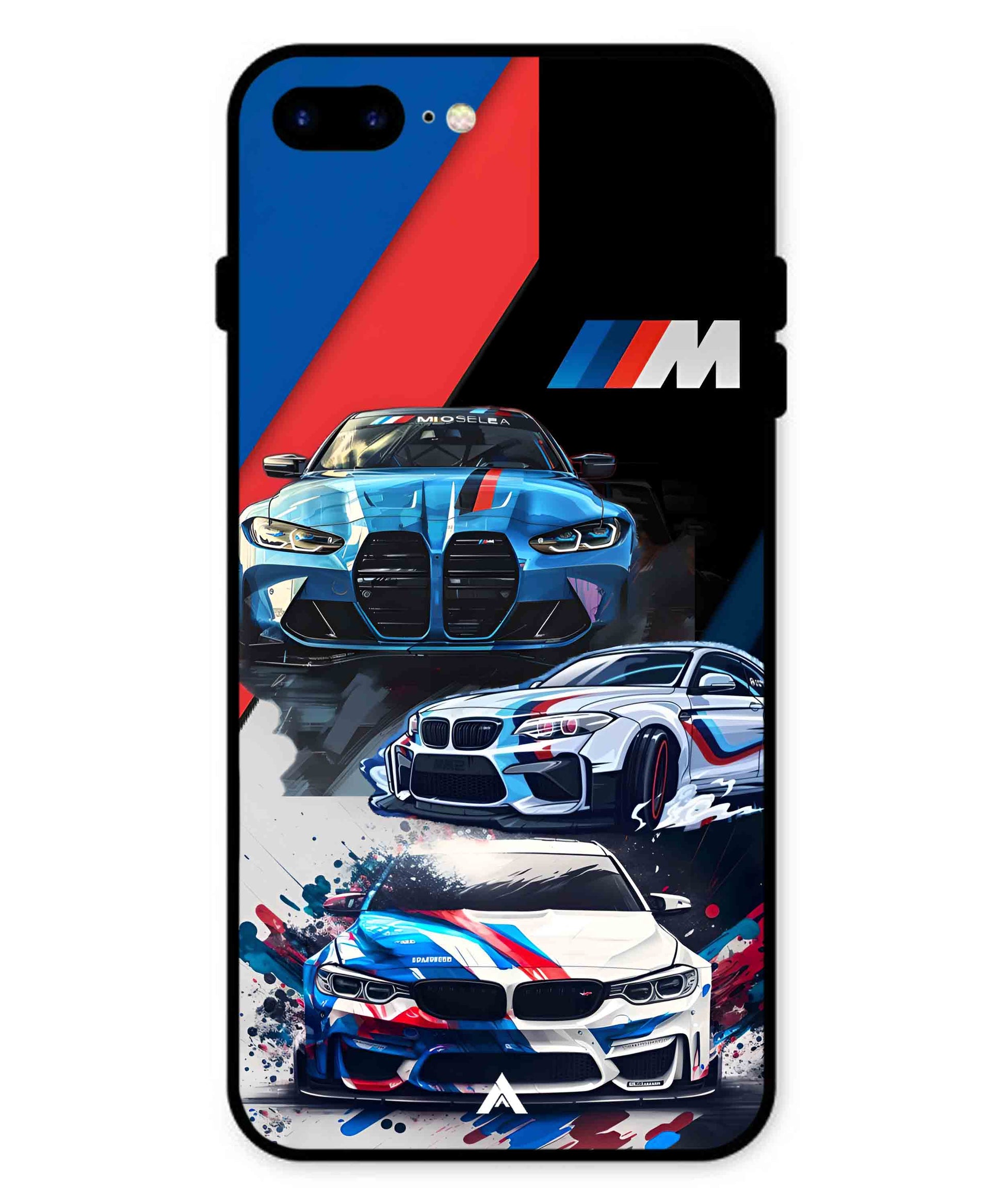 BMW 32 Car Metal Back Cover Phone Case for iPhone 7 Plus