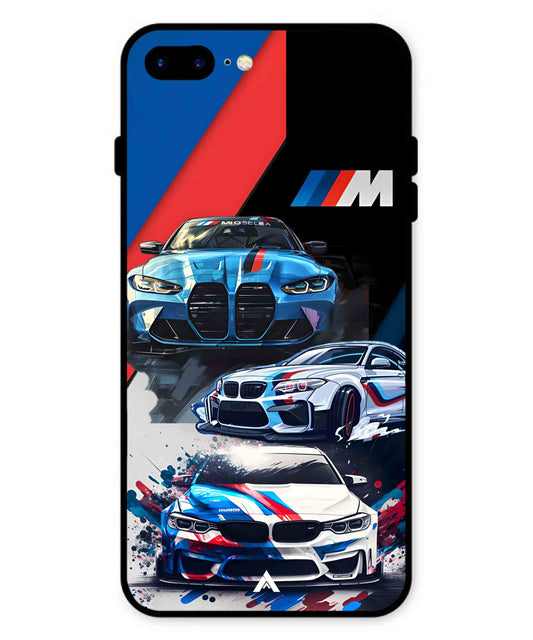 BMW 32 Car Metal Back Cover Phone Case for iPhone 7 Plus