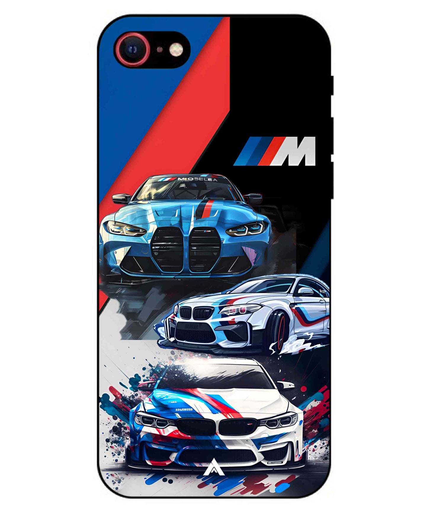 BMW 32 Car Metal Back Cover Phone Case for iPhone 8