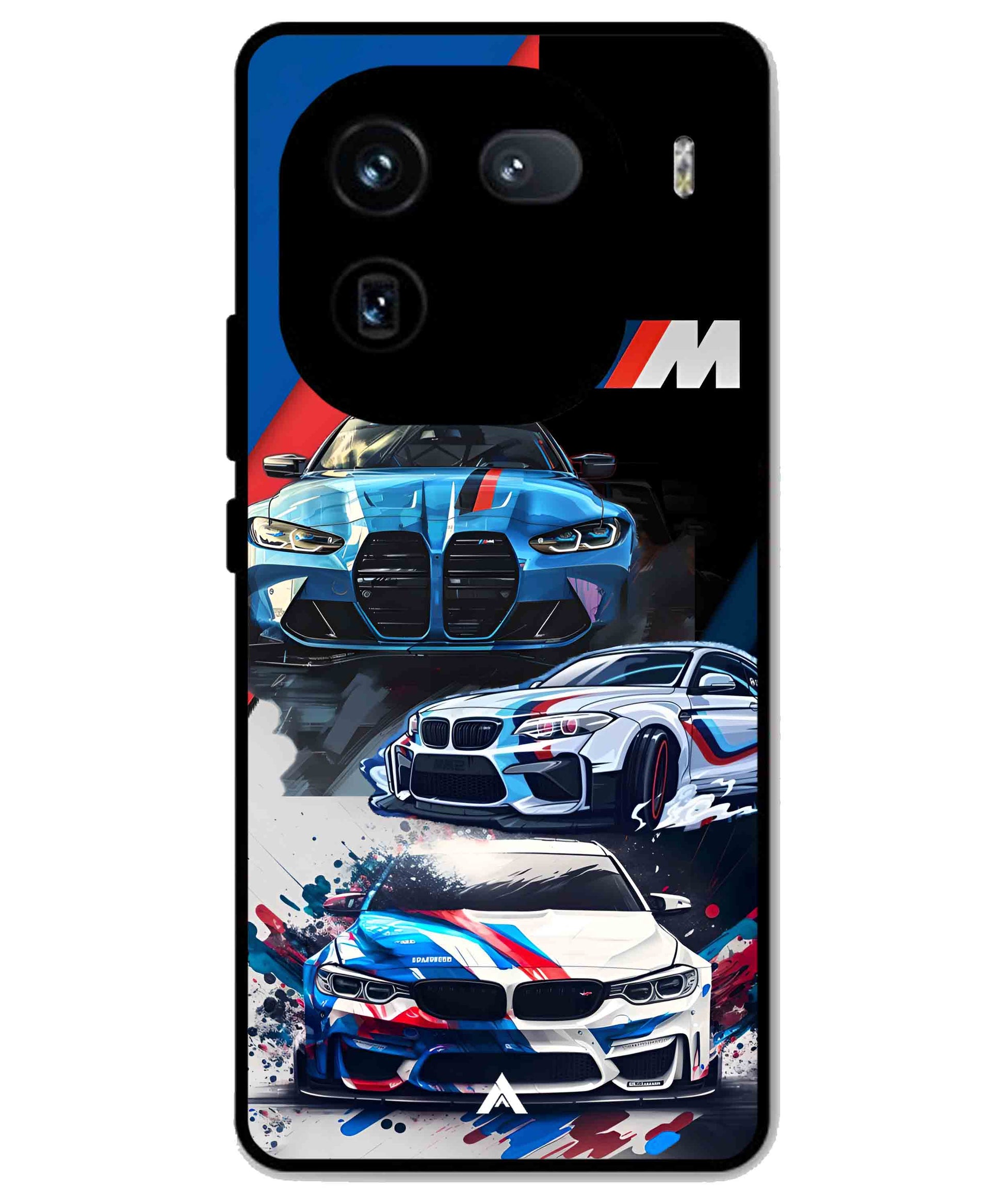 BMW 32 Car Metal Back Cover Phone Case for iQOO 12