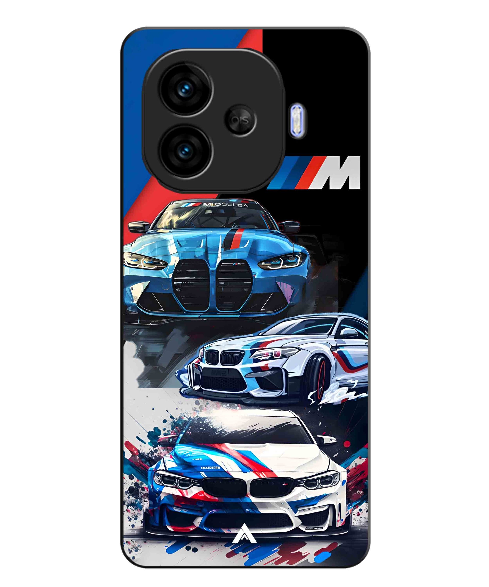 BMW 32 Car Metal Back Cover Phone Case for iQOO Neo 10r