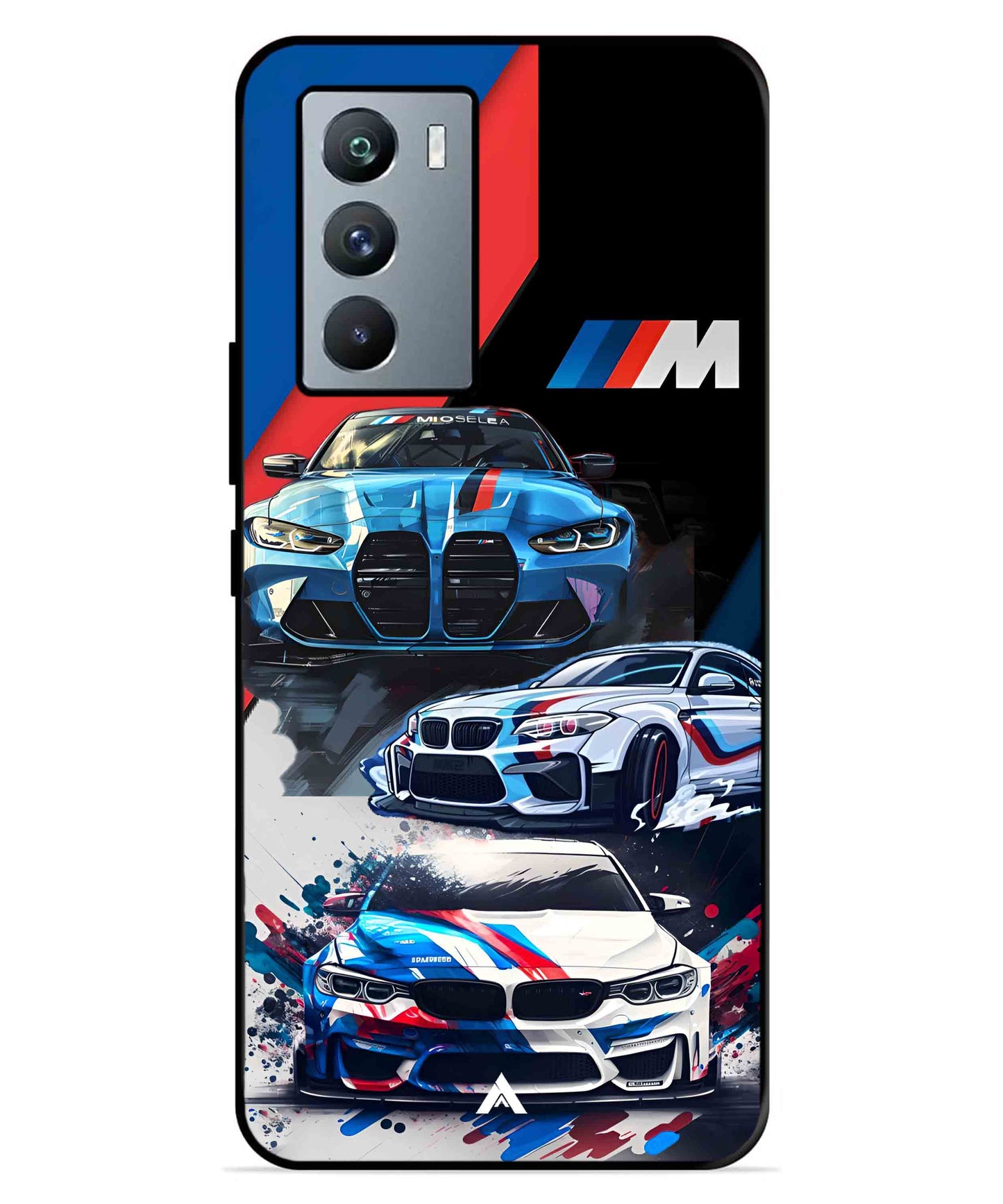 BMW 32 Car Metal Back Cover Phone Case for iQOO Neo 5s