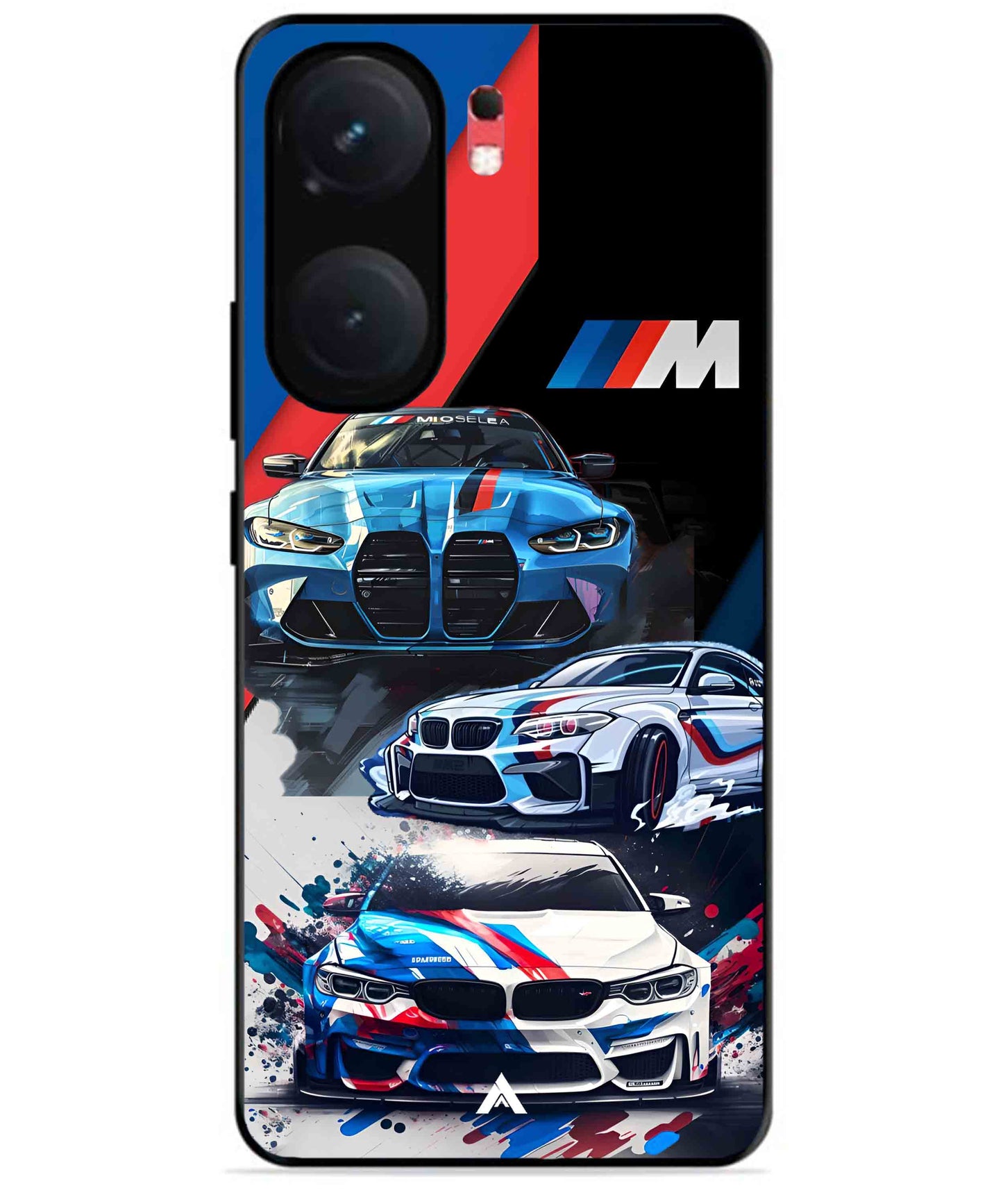 BMW 32 Car Metal Back Cover Phone Case for iQOO Neo 9 Pro