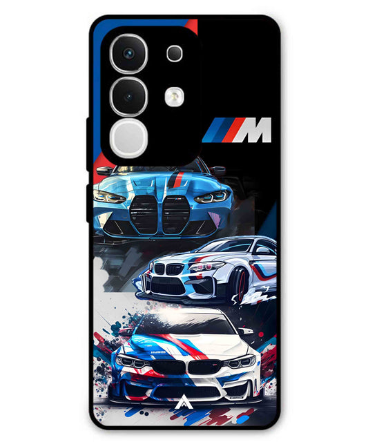 BMW 32 Car Metal Back Cover Phone Case for iQOO Z10x