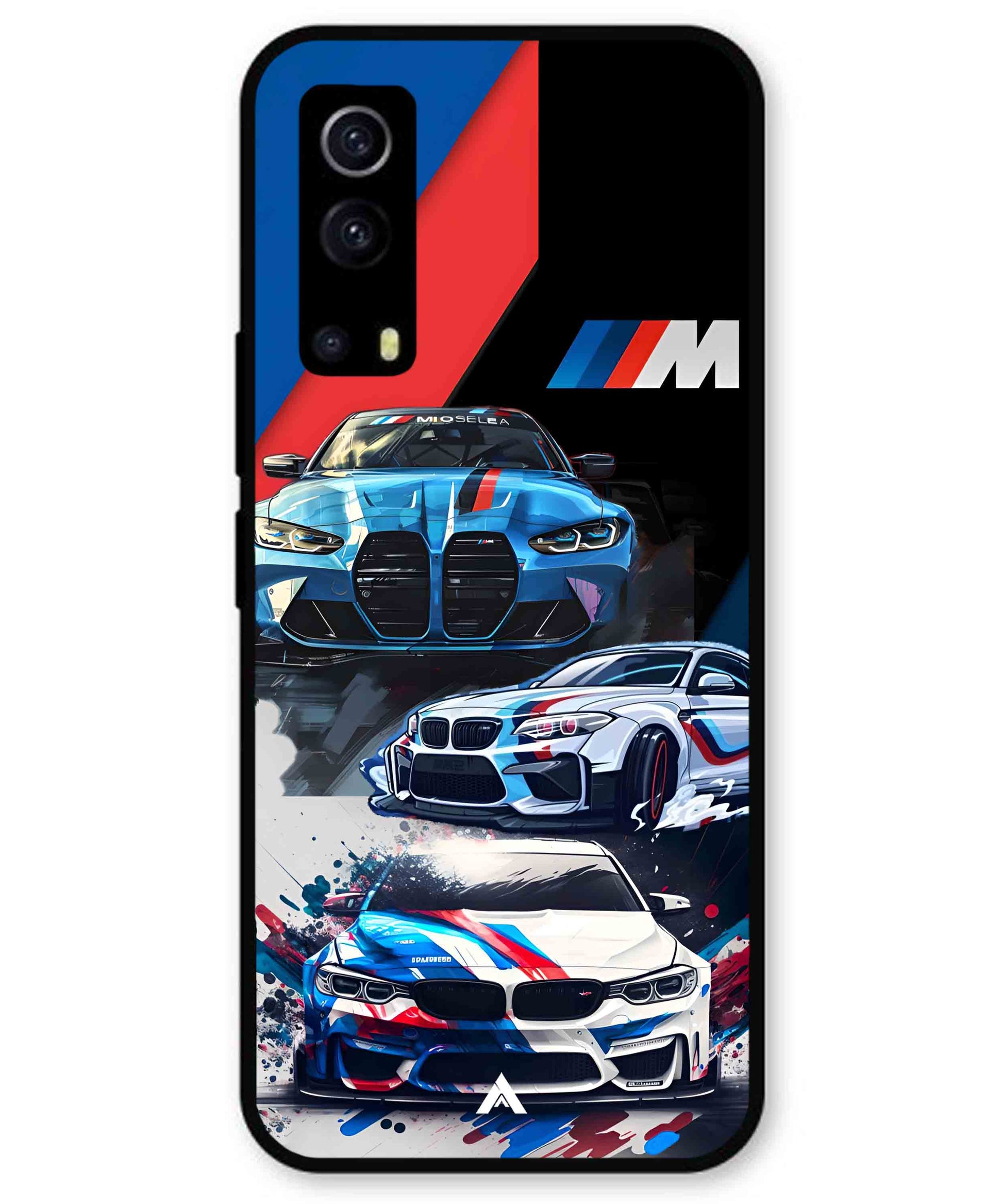BMW 32 Car Metal Back Cover Phone Case for iQOO Z3