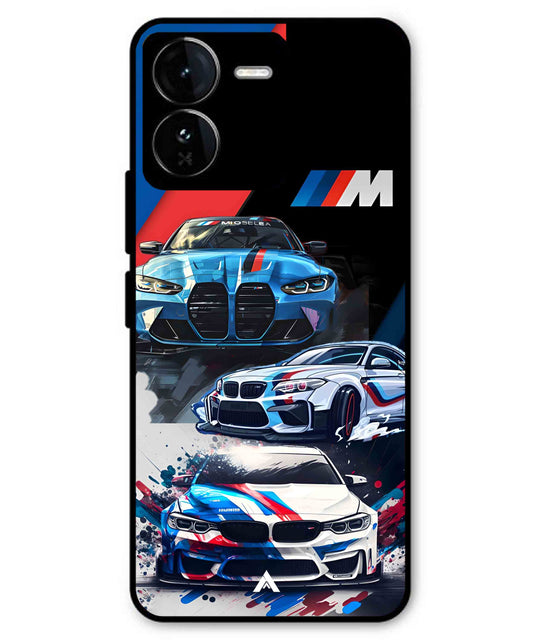 BMW 32 Car Metal Back Cover Phone Case for iQOO Z9