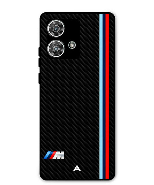 BMW Car Logo 1 Metal Back Cover Phone Case for Moto Edge 40 Neo