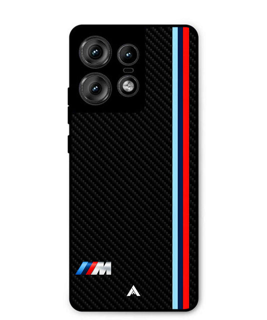 BMW Car Logo 1 Metal Back Cover Phone Case for Moto Edge 50 Pro