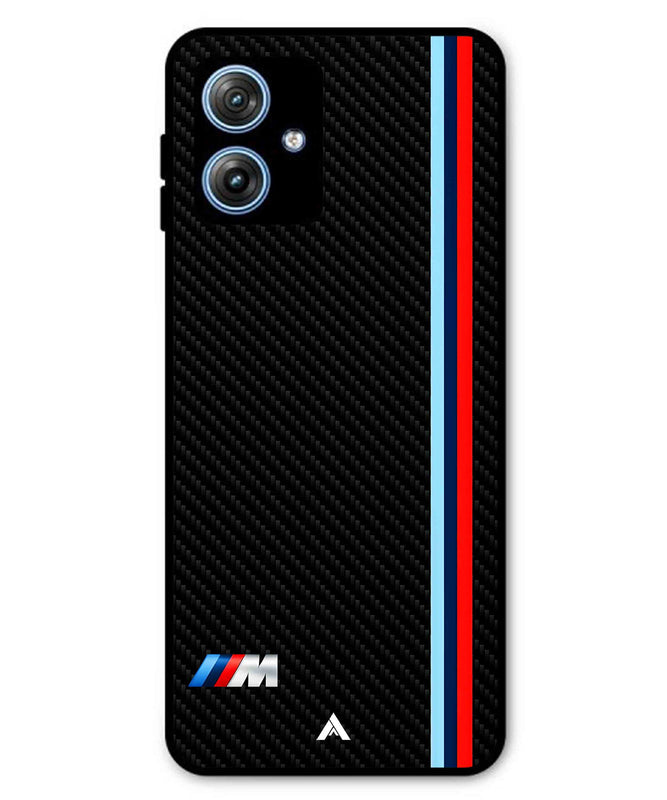 BMW Car Logo 1 Metal Back Cover Phone Case for Moto G54