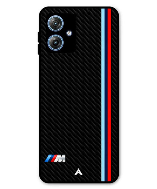 BMW Car Logo 1 Metal Back Cover Phone Case for Moto G54