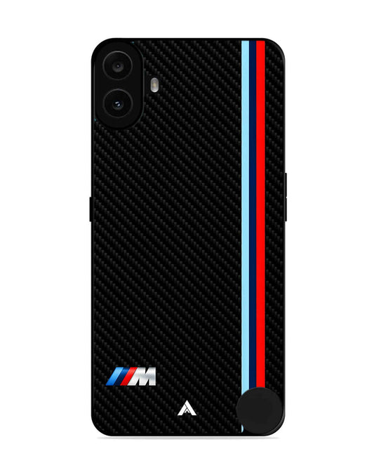 BMW Car Logo 1 Metal Back Cover Phone Case for Nothing CMF Phone 1
