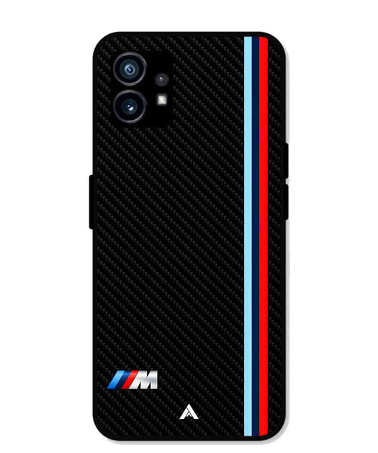 BMW Car Logo 1 Metal Back Cover Phone Case for Nothing Phone 1