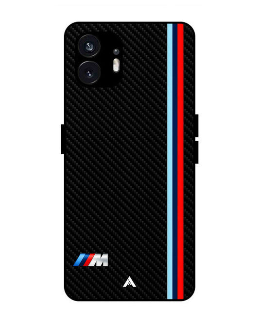 BMW Car Logo 1 Metal Back Cover Phone Case for Nothing Phone 2