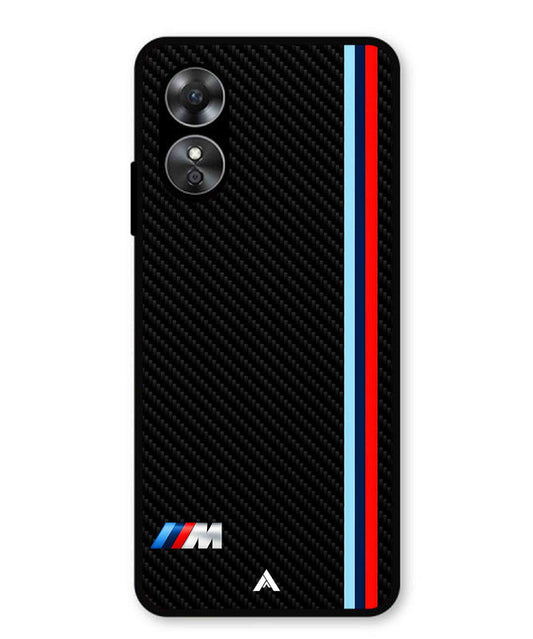 BMW Car Logo 1 Metal Back Cover Phone Case for Oppo A17K