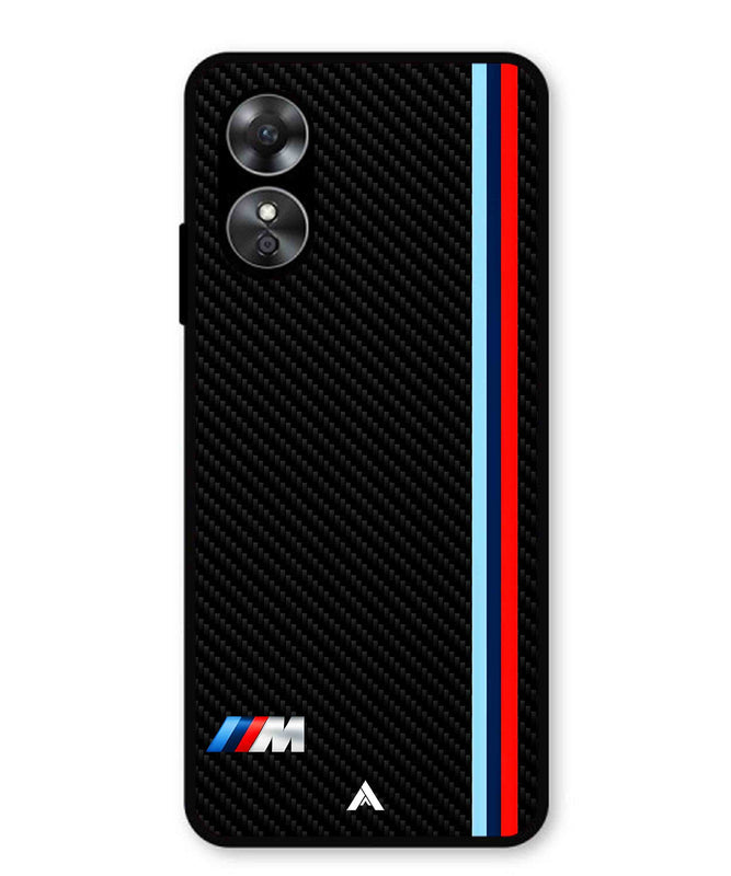 BMW Car Logo 1 Metal Back Cover Phone Case for Oppo A17