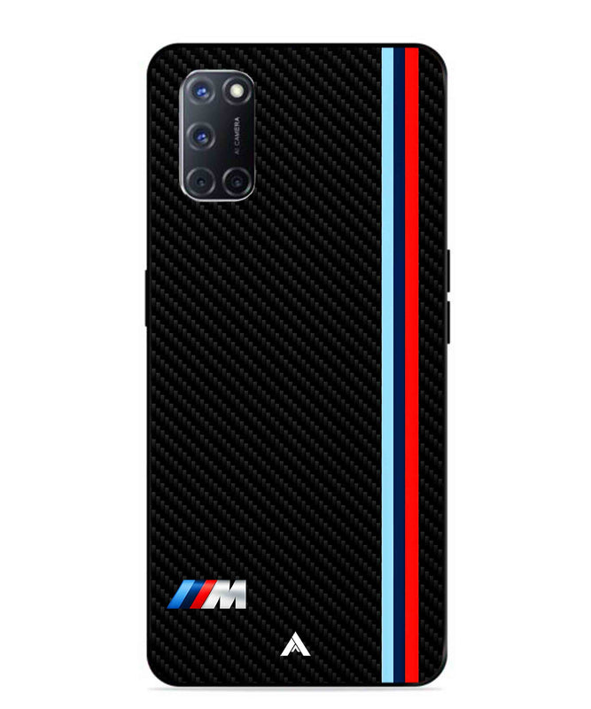 BMW Car Logo 1 Metal Back Cover Phone Case for Oppo A52