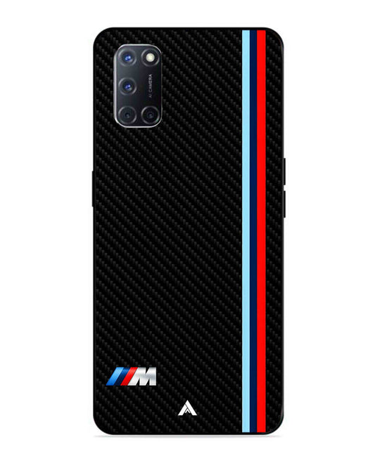 BMW Car Logo 1 Metal Back Cover Phone Case for Oppo A52