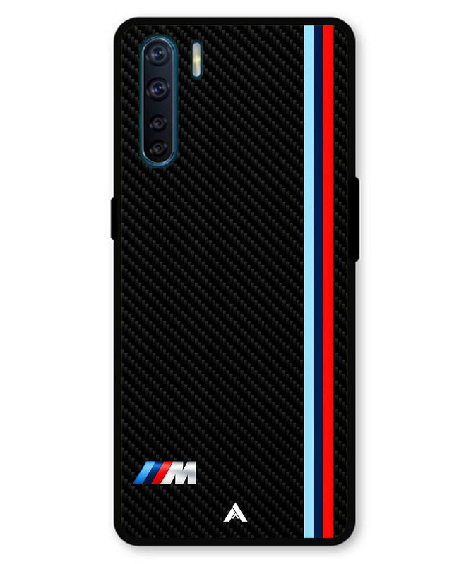 BMW Car Logo 1 Metal Back Cover Phone Case for Oppo A91