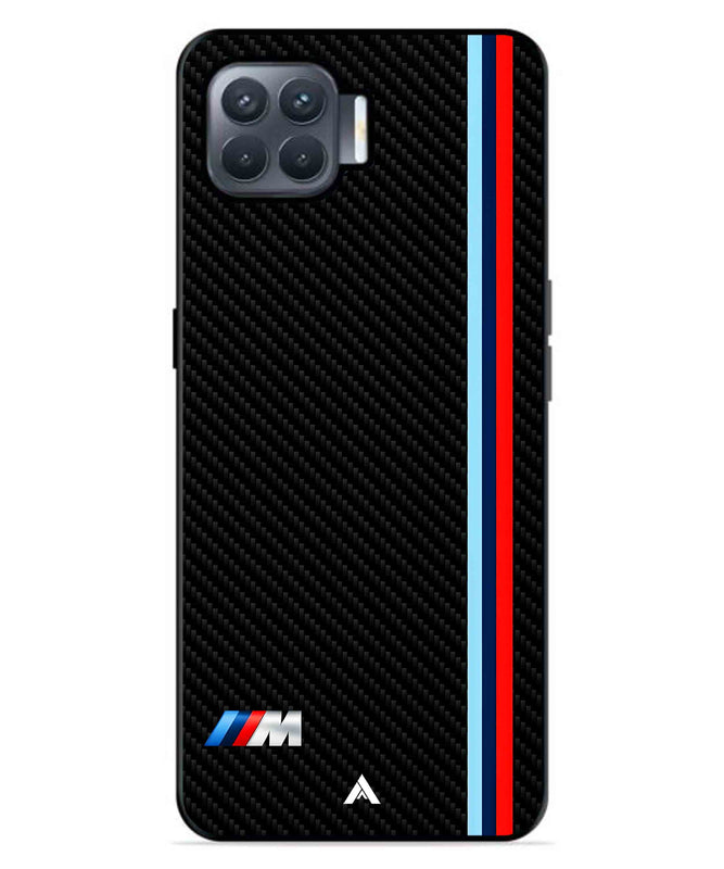 BMW Car Logo 1 Metal Back Cover Phone Case for Oppo F17 Pro