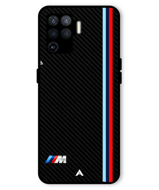 BMW Car Logo 1 Metal Back Cover Phone Case for Oppo F19 Pro