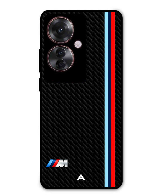 BMW Car Logo 1 Metal Back Cover Phone Case for Oppo F25 Pro
