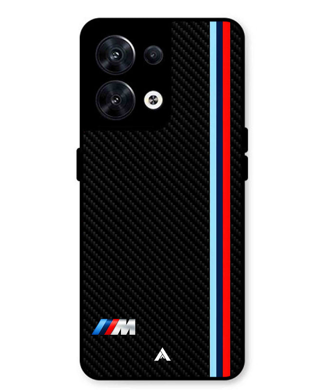 BMW Car Logo 1 Metal Back Cover Phone Case for Oppo Reno 10
