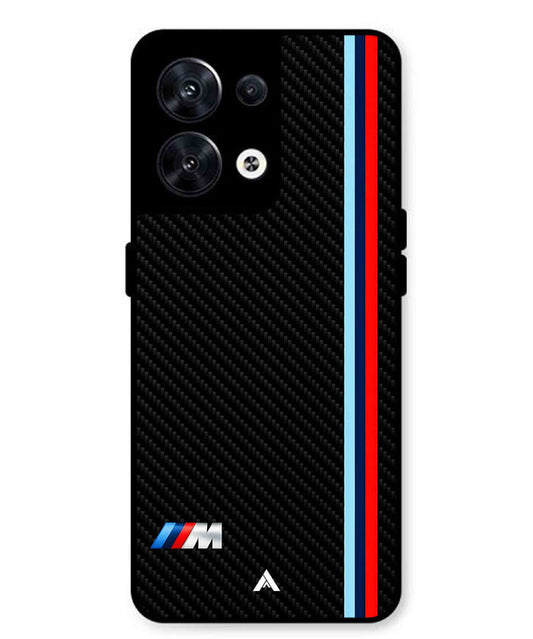 BMW Car Logo 1 Metal Back Cover Phone Case for Oppo Reno 10