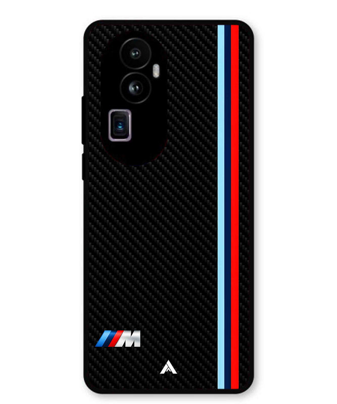 BMW Car Logo 1 Metal Back Cover Phone Case for Oppo Reno 10 Pro Plus