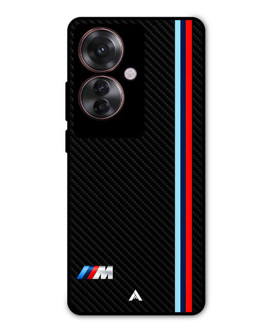 BMW Car Logo 1 Metal Back Cover Phone Case for Oppo Reno 11F
