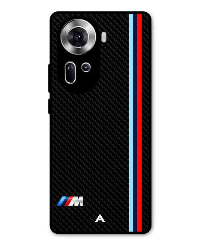 BMW Car Logo 1 Metal Back Cover Phone Case for Oppo Reno 11