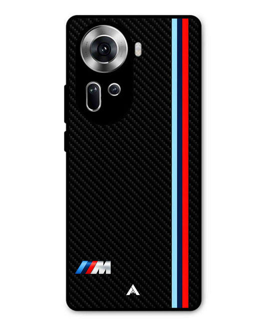 BMW Car Logo 1 Metal Back Cover Phone Case for Oppo Reno 11