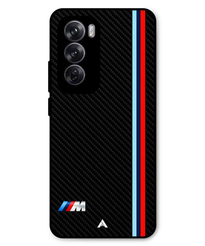 BMW Car Logo 1 Metal Back Cover Phone Case for Oppo Reno 12 Pro