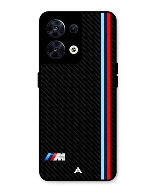 BMW Car Logo 1 Metal Back Cover Phone Case for Oppo Reno 8