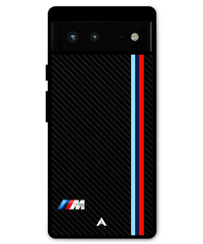 BMW Car Logo 1 Metal Back Cover Phone Case for Pixel 7 Pro