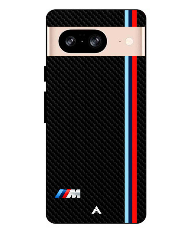 BMW Car Logo 1 Metal Back Cover Phone Case for Pixel 8