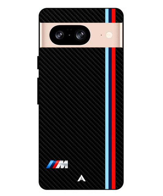 BMW Car Logo 1 Metal Back Cover Phone Case for Pixel 8