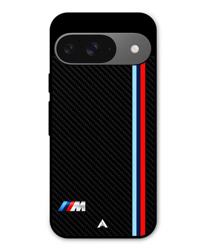 BMW Car Logo 1 Metal Back Cover Phone Case for Pixel 9