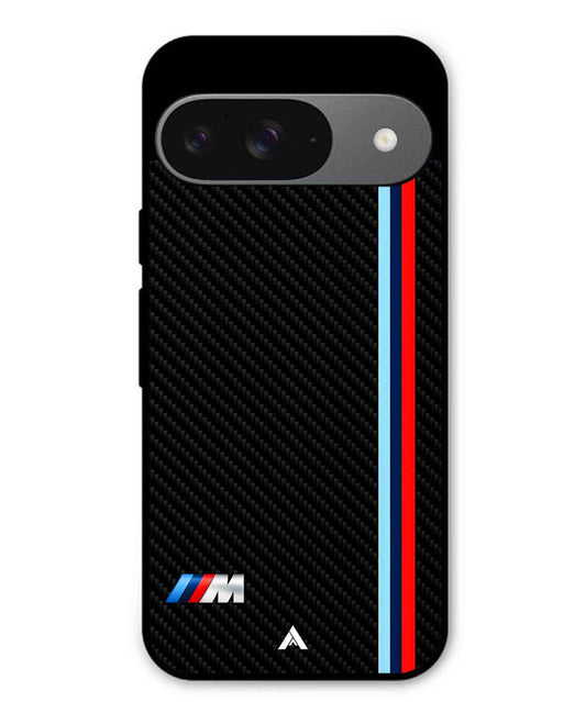 BMW Car Logo 1 Metal Back Cover Phone Case for Pixel 9