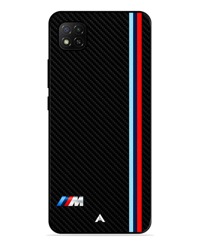 BMW Car Logo 1 Metal Back Cover Phone Case for Poco C31