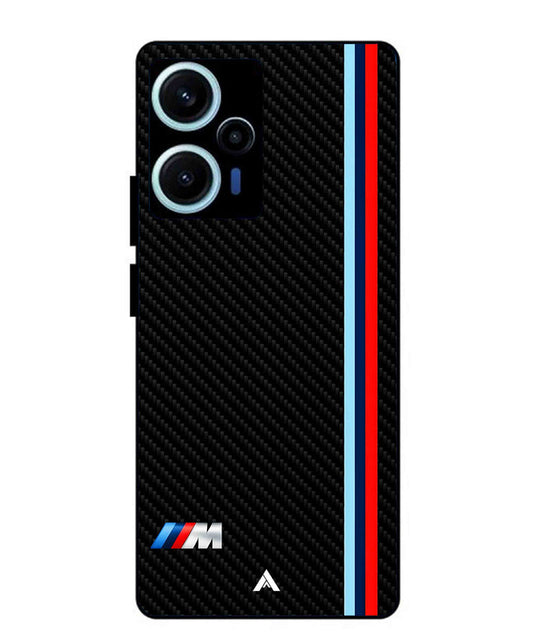 BMW Car Logo 1 Metal Back Cover Phone Case for Poco F5