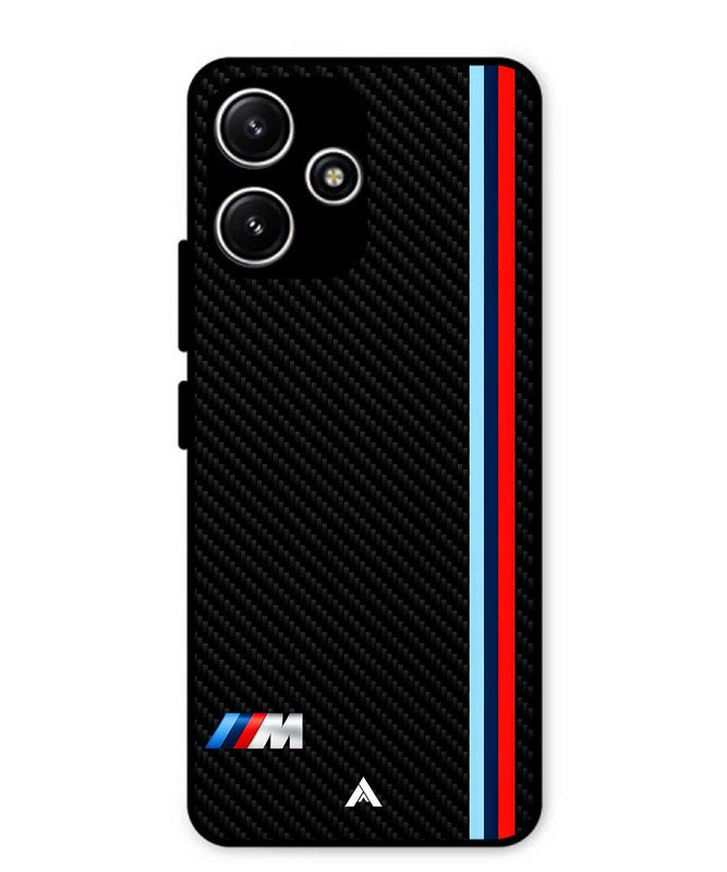 BMW Car Logo 1 Metal Back Cover Phone Case for Poco M6 Pro