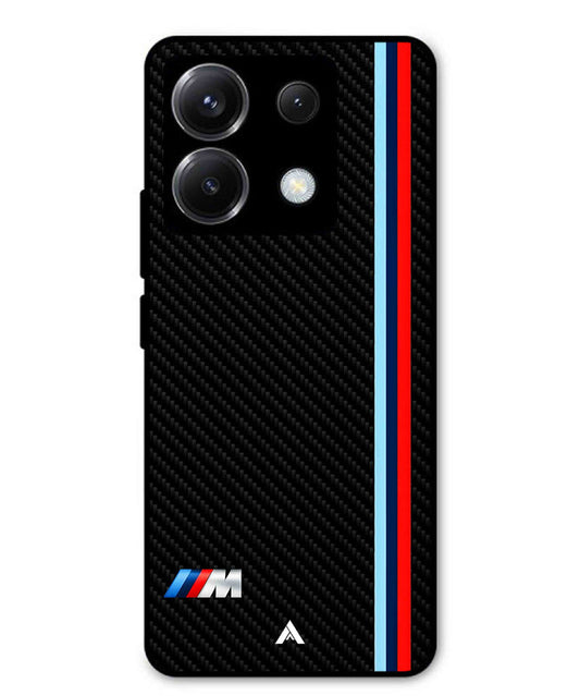 BMW Car Logo 1 Metal Back Cover Phone Case for Poco X6
